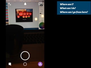 WhereamI?
WhatcanIdo?
WherecanIgofromhere?
 