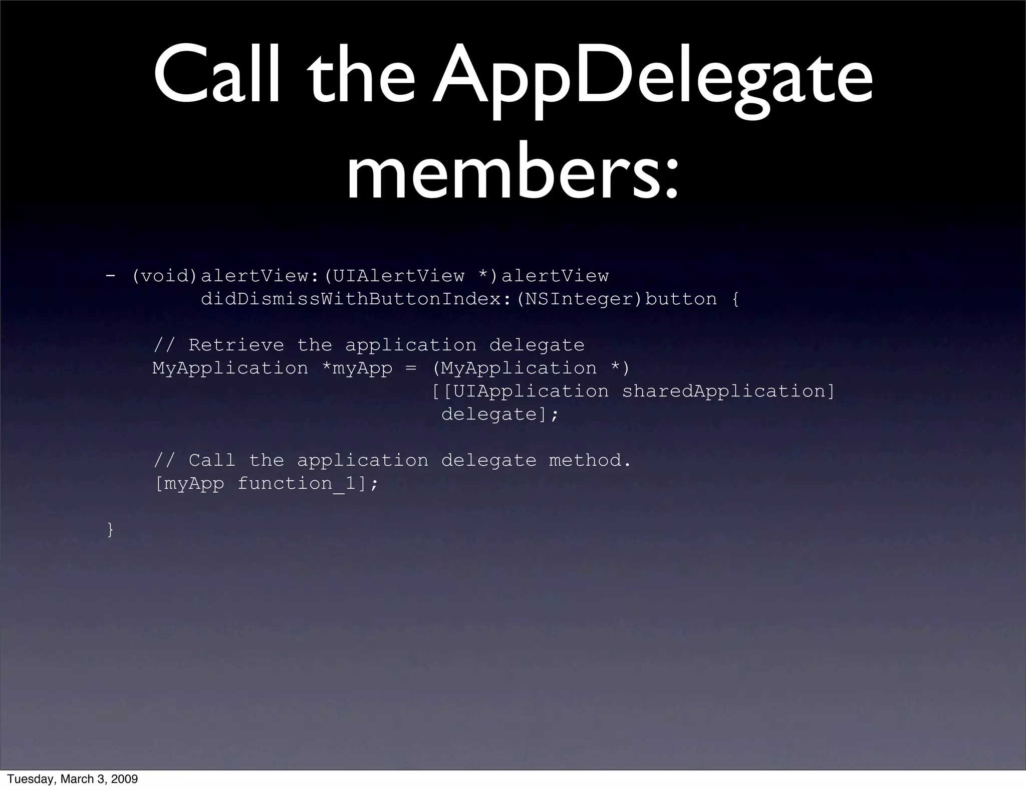 NSNotificationCenter vs. AppDelegate