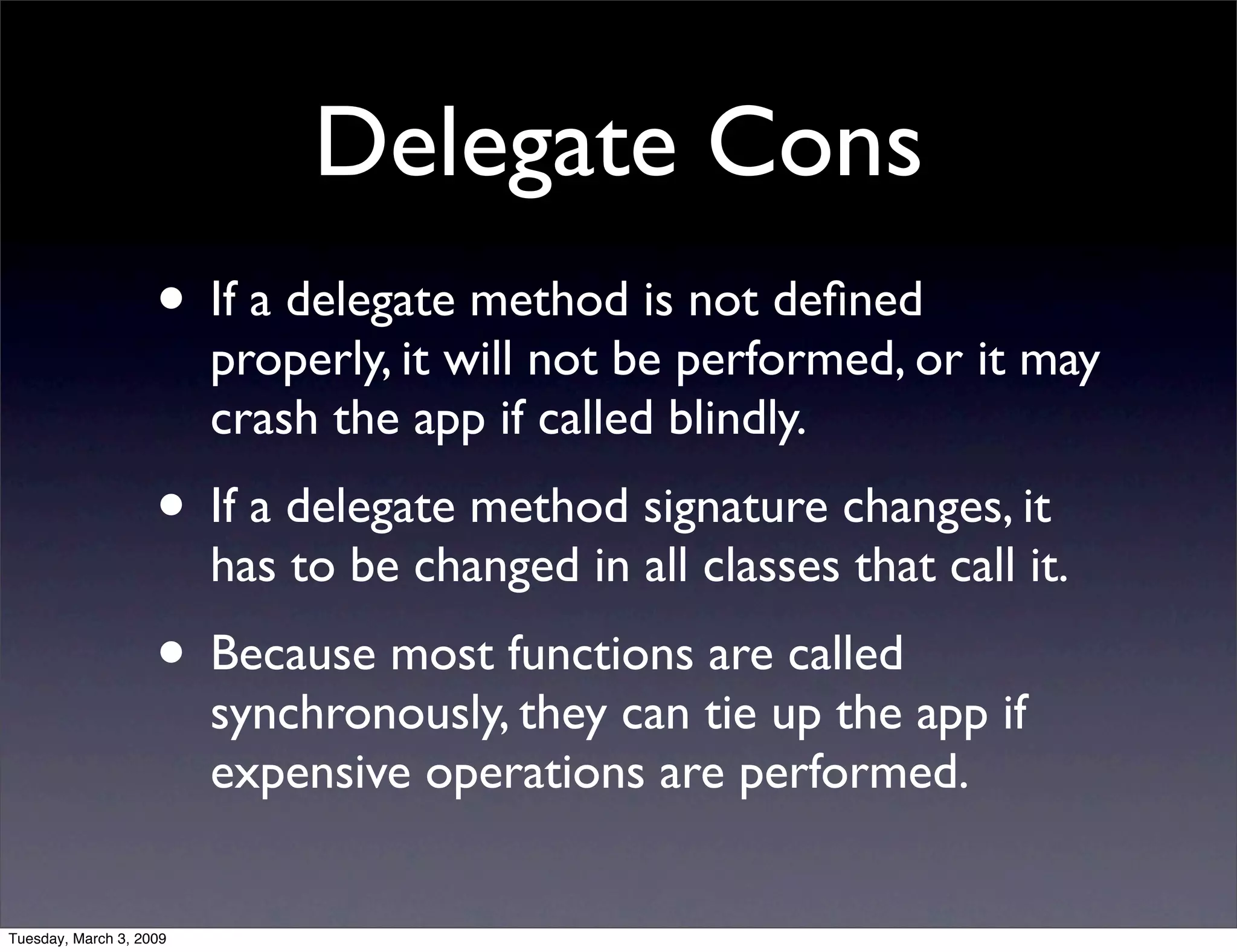 NSNotificationCenter vs. AppDelegate