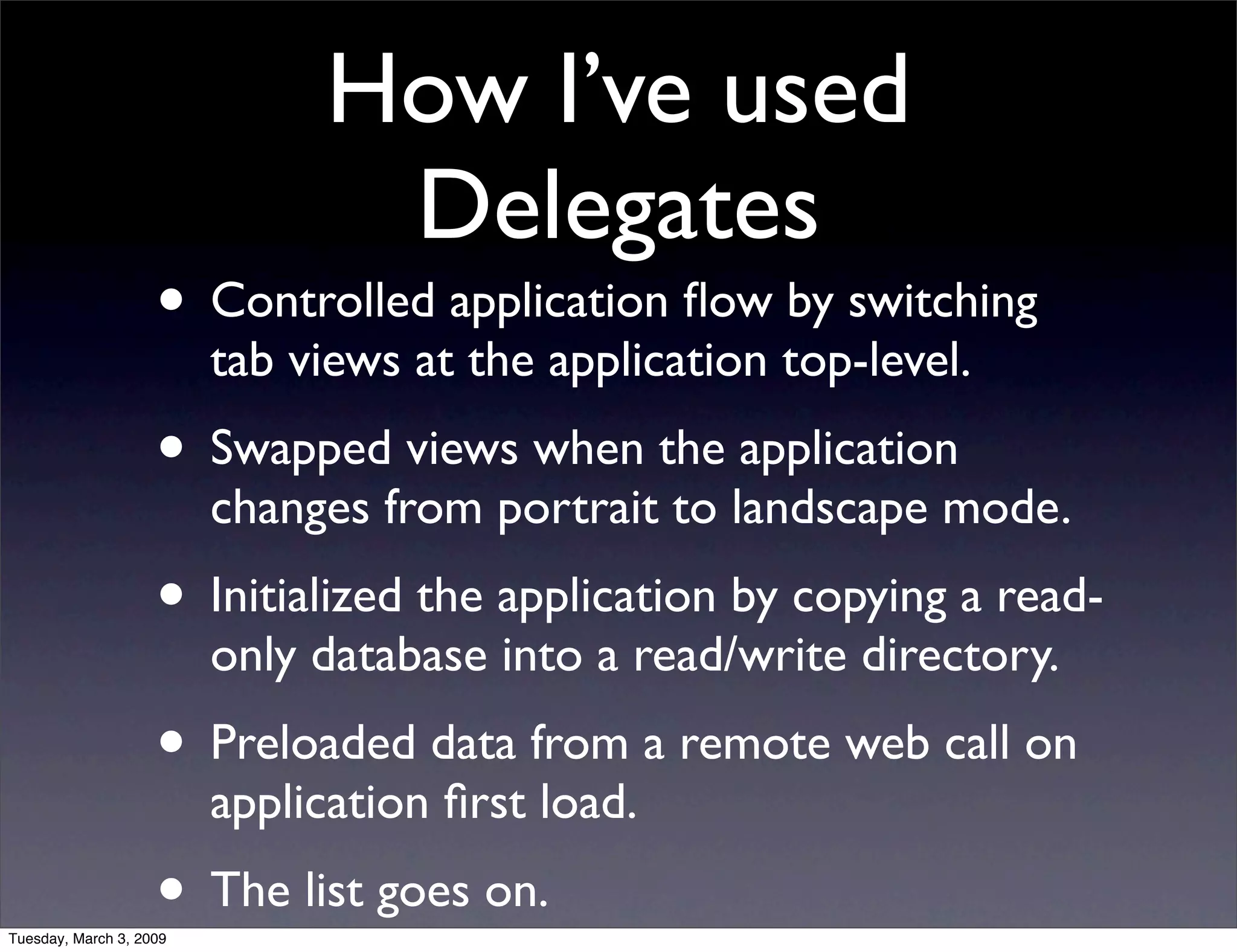 NSNotificationCenter vs. AppDelegate