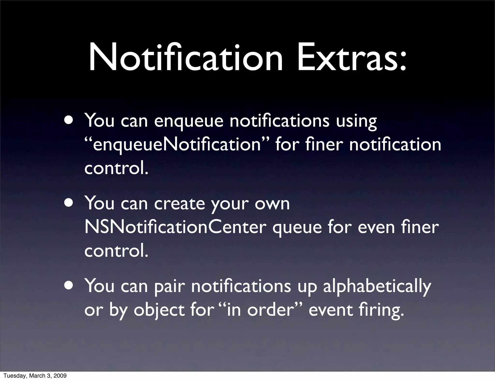 NSNotificationCenter vs. AppDelegate