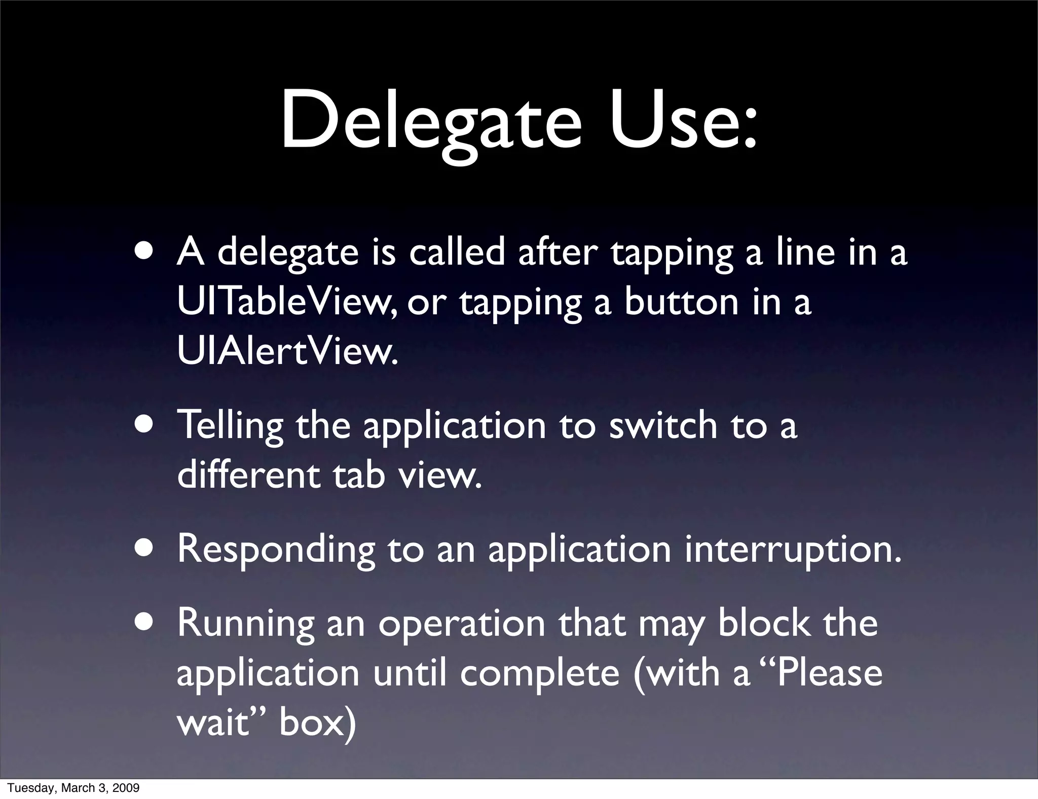 NSNotificationCenter vs. AppDelegate