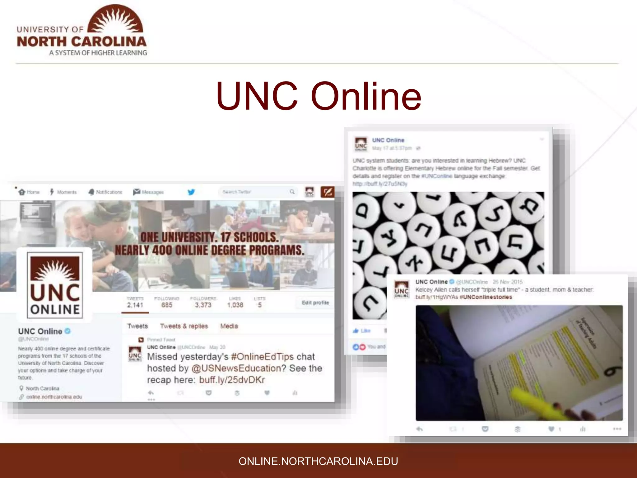 UNC Online
ONLINE.NORTHCAROLINA.EDU
 