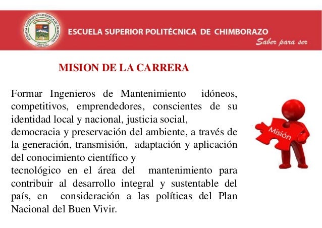 ING DE MANTENIMIENTO MISION Y VISION