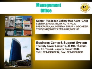 Management
Office
 