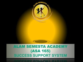 ALAM SEMESTA ACADEMY
(ASA 165)
SUCCESS SUPPORT SYSTEM
 