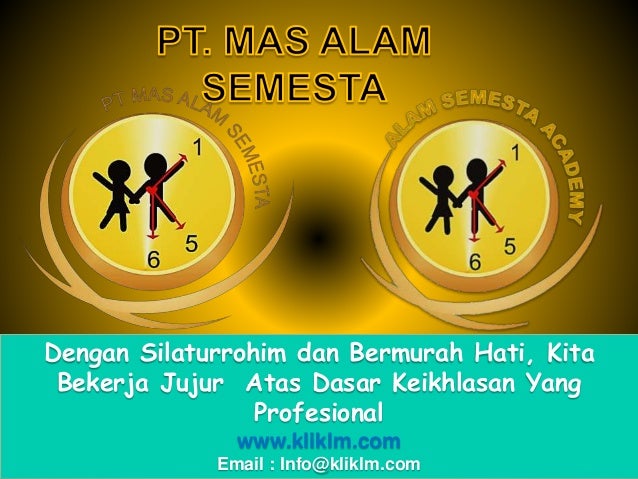 PT. Mas Alam Semesta www.kliklm.com presentation Logam 