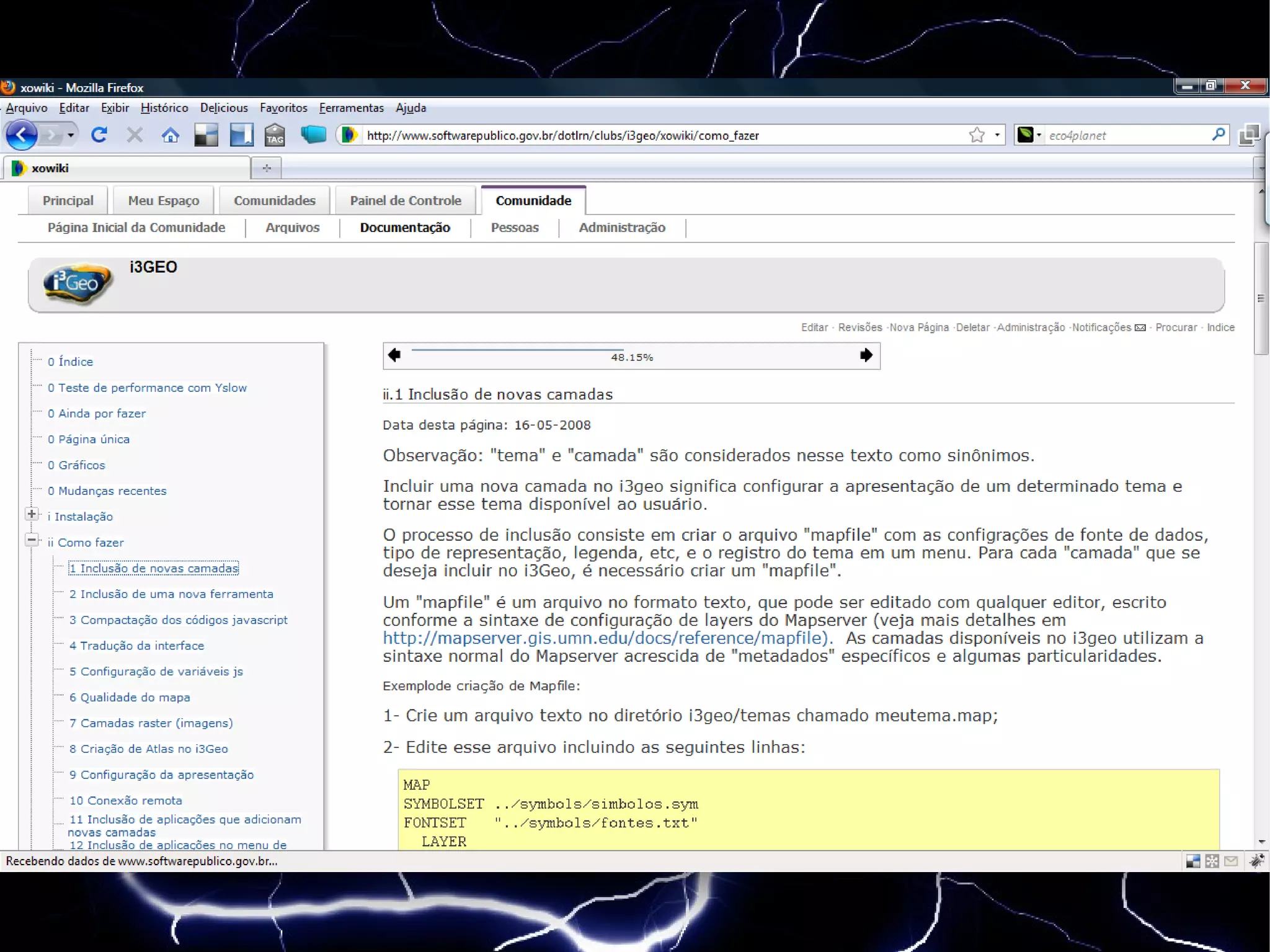 Integração PHP Mapscript 
