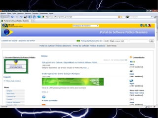 Integra módulos para dissemiação de dados via download e padrões OGC (WMS, WFS e KML)