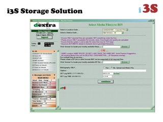 i3S Storage Solution
 