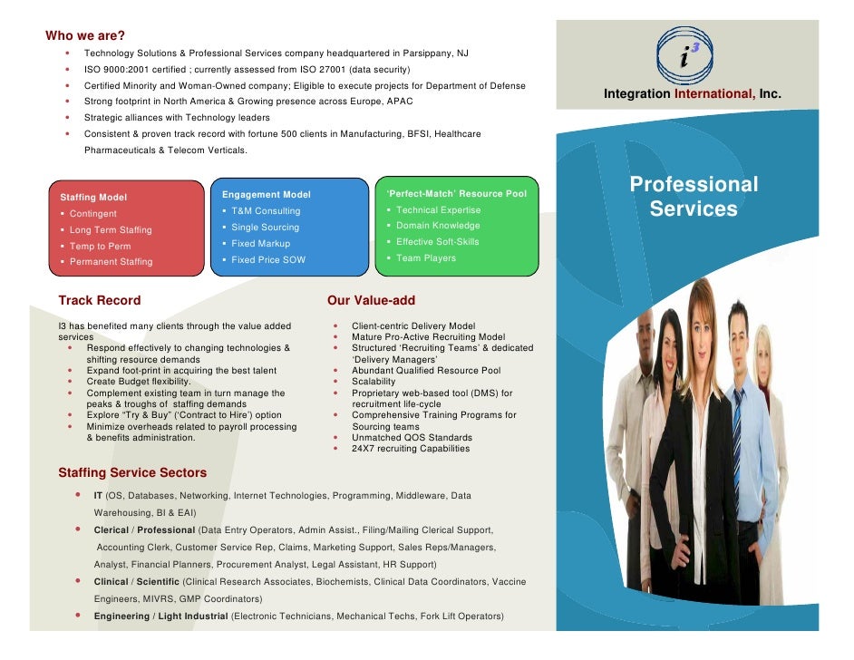 services brochure i3 staff augmentation services brochure services brochure i3 staff augmentation services brochure