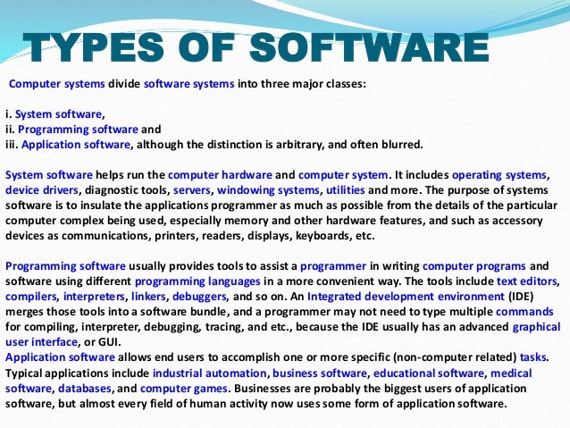 Computer software application with specific reference to Computer software application with specific reference to