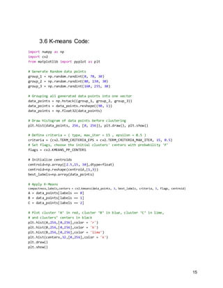 Machine learning Experiments report | DOCX