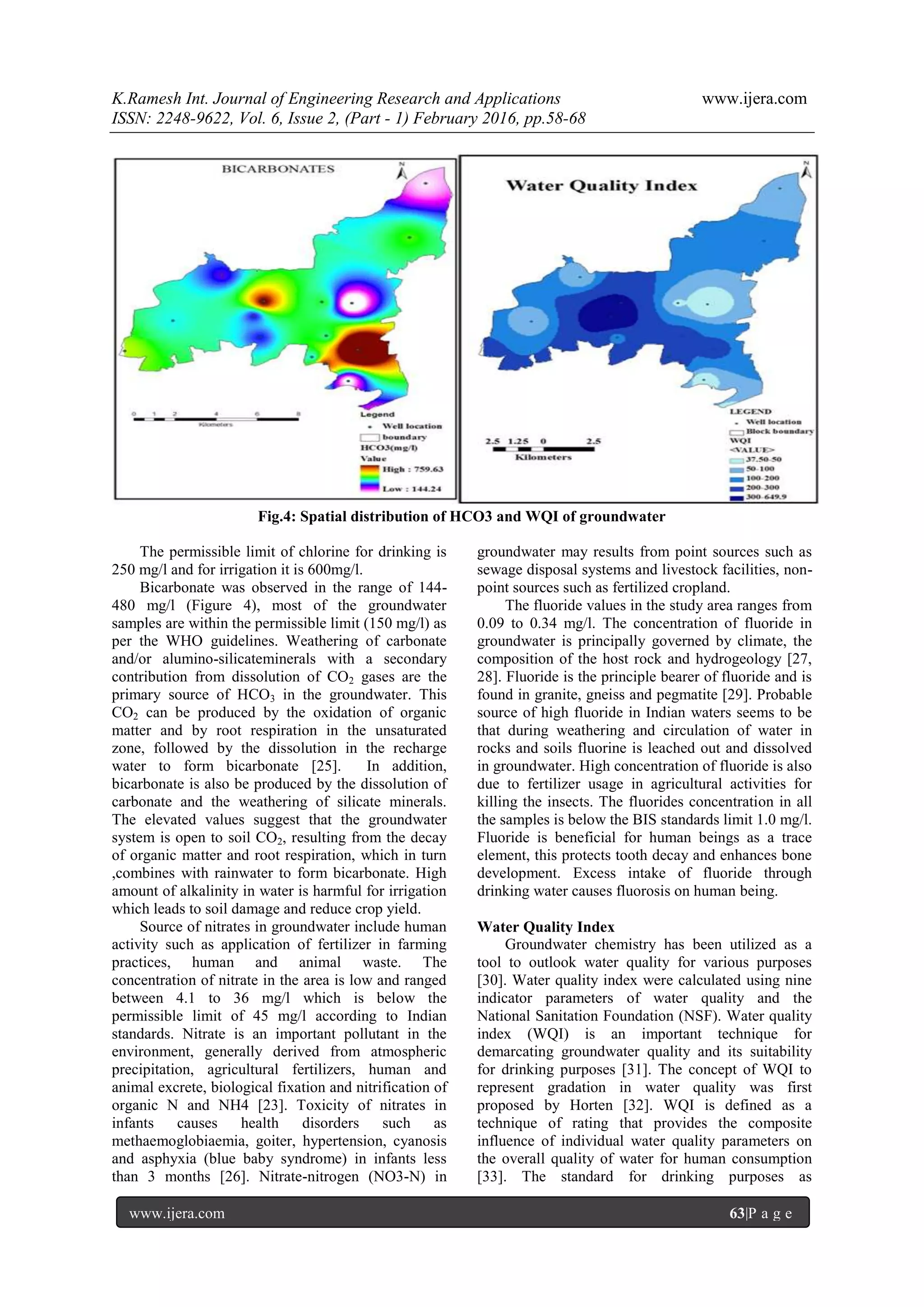 Groundwater Quality Assessment in hard rock terrain of Rasipuram Taluk ...