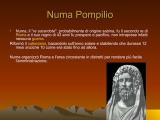 I 7 re di roma fede | PPT
