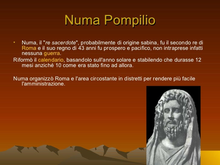 I 7 re di roma fede