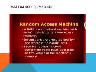 RANDOM ACCESS MACHINE
 