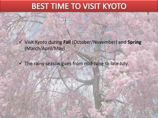 Kyoto Visitors Guide | PPTX