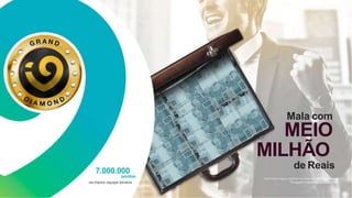 7.000.000
pontos
na menor equipe binária
Mala com
MEIO
MILHÃO
de Reais
 