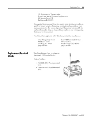 Manual de PLC Micrologix 1500 