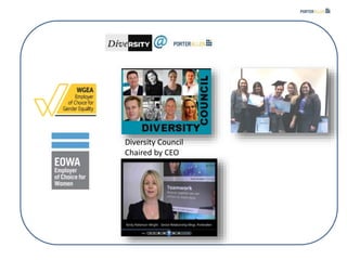 Diversity Council
Chaired by CEO
 