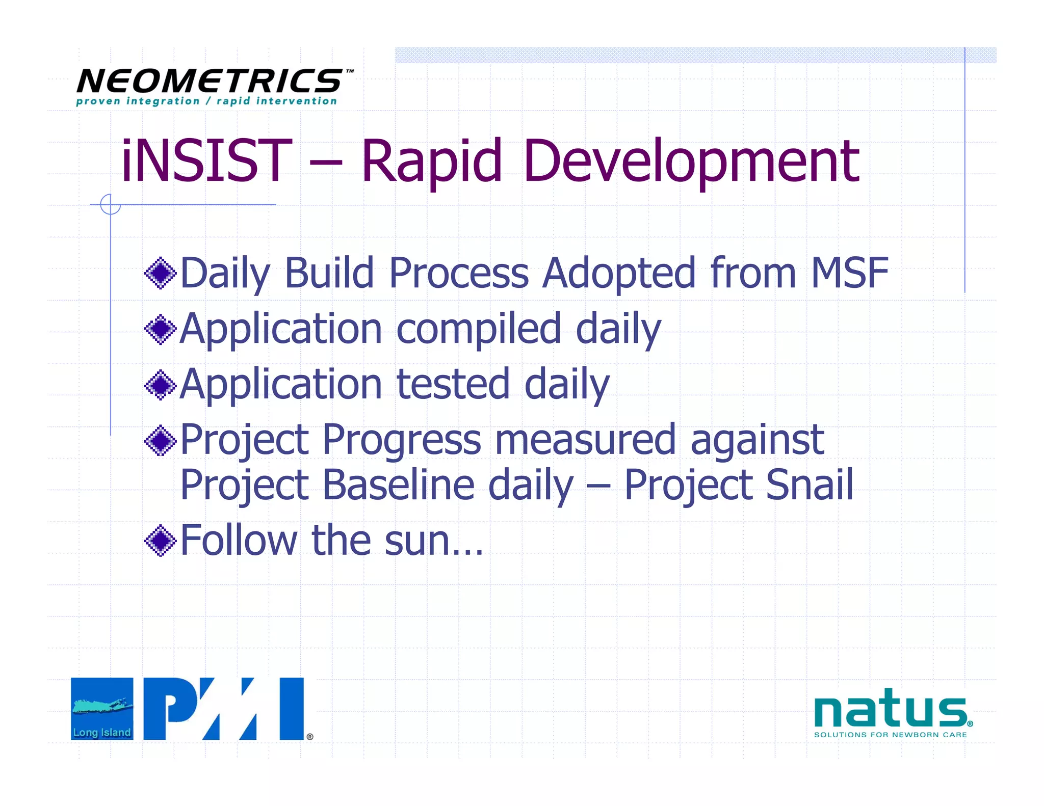 PMILIC Project of the Year 2005