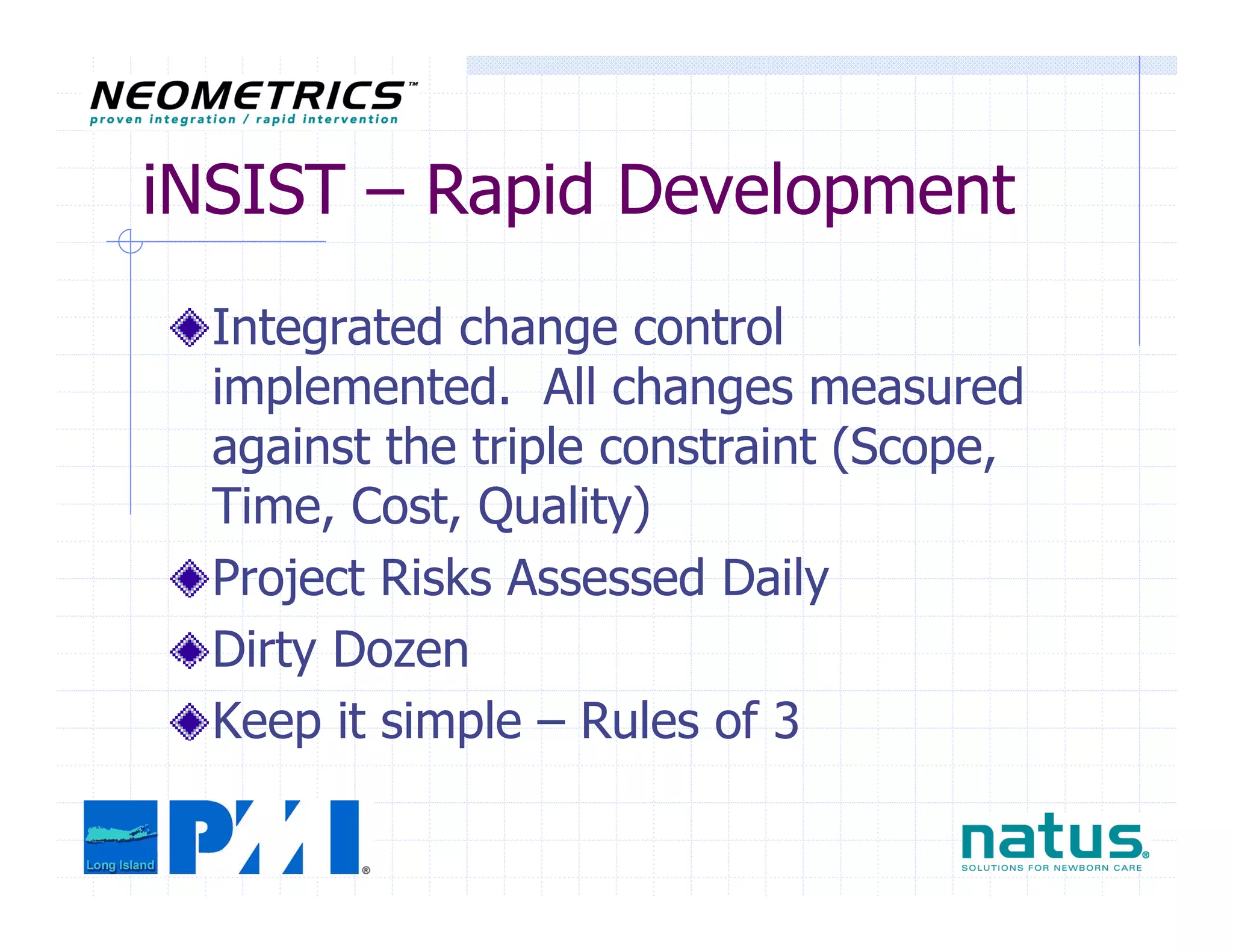 PMILIC Project of the Year 2005