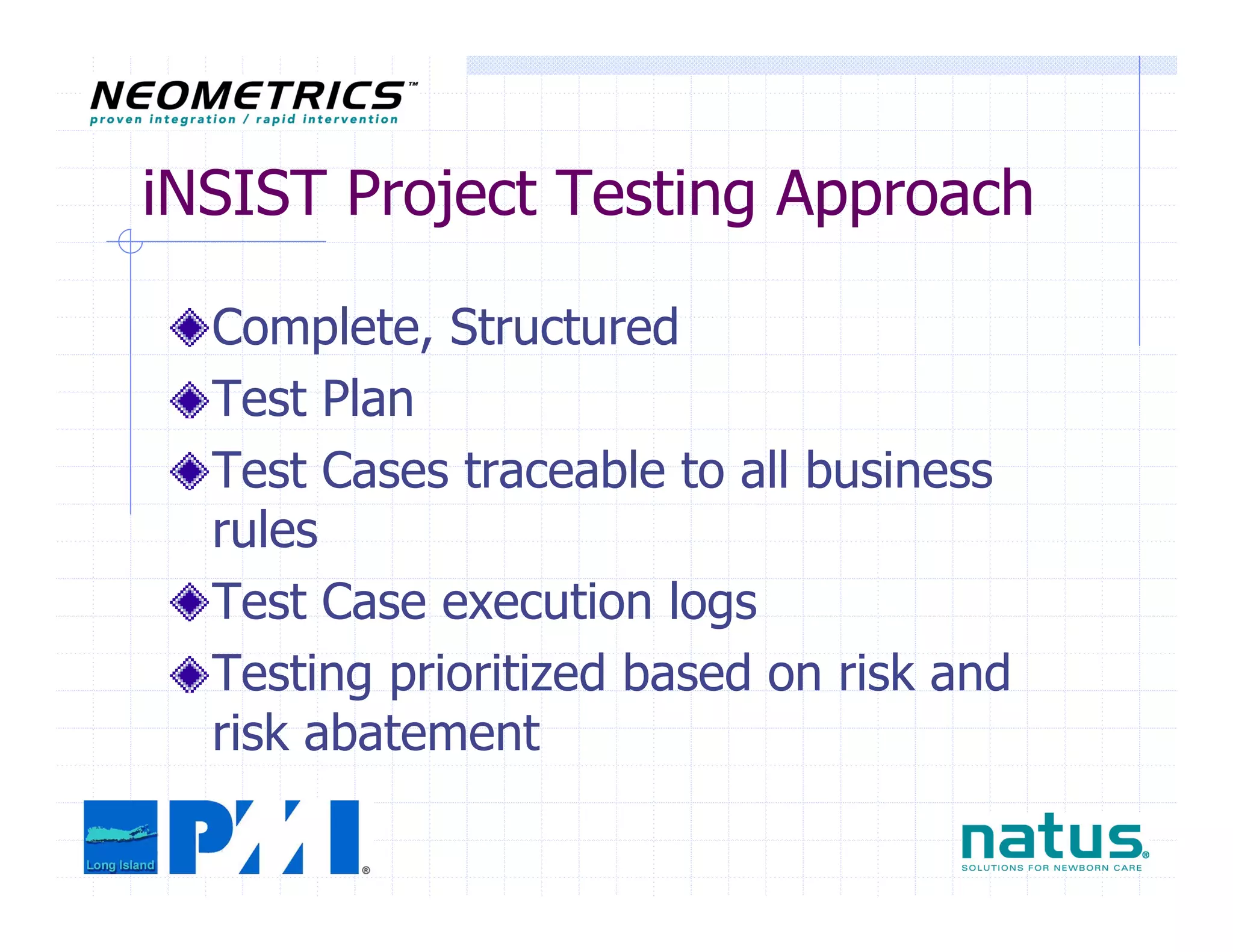 PMILIC Project of the Year 2005