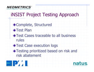 PMILIC Project of the Year 2005