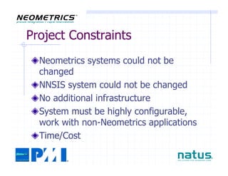 PMILIC Project of the Year 2005