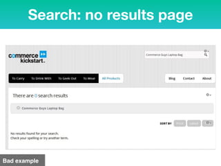Search: no results page
Bad example
 