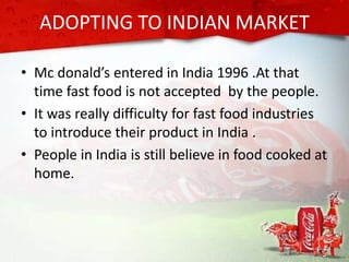 Fast Food Industry- Industry Analysis | PPTX