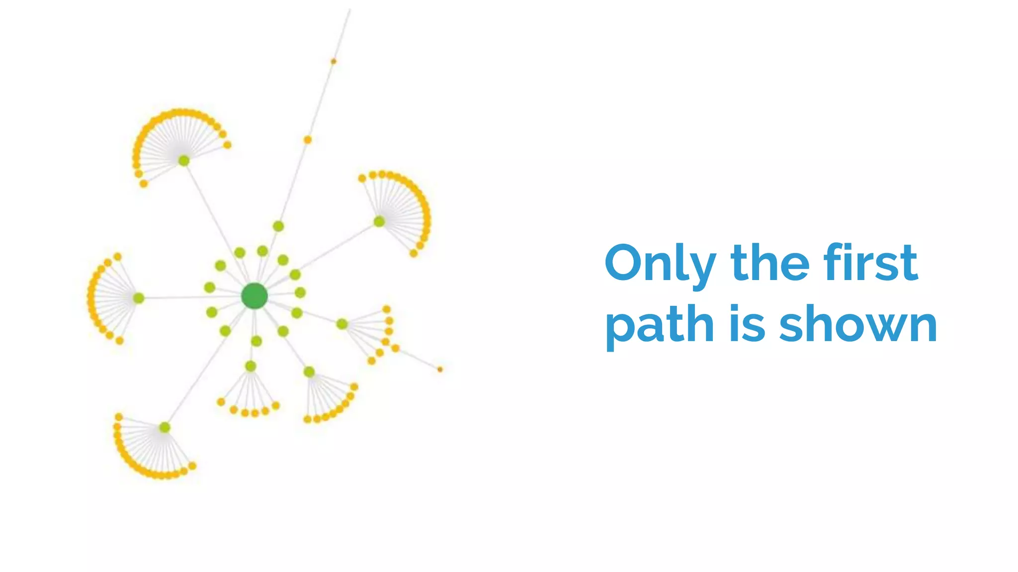 Only the first
path is shown
 