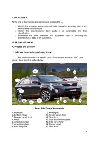 AUTOMOTIVE LEARNING MODULE K-12 2ND EDIT | PDF