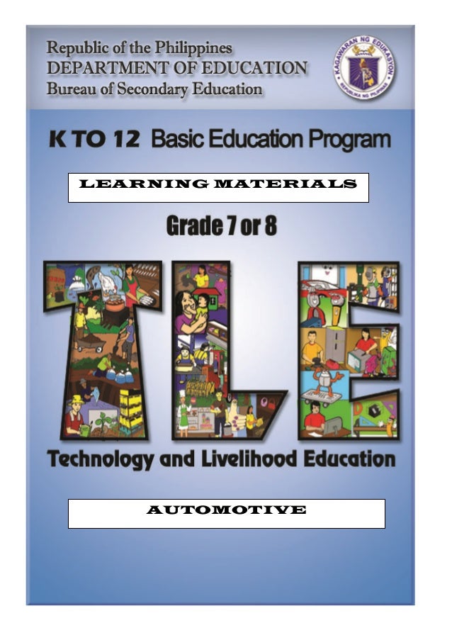 AUTOMOTIVE LEARNING MODULE K12 2ND EDIT