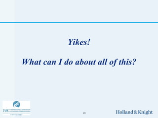 Yikes!

What can I do about all of this?




                 19
 