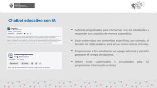 USO DE LA IA EN LA PRÁCTICA DOCENTE_2025 | PDF