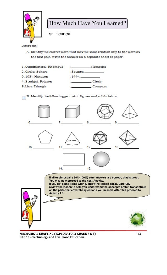 LEARNING MATERIALS GRADE 7 TO 8