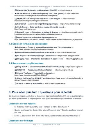 L'Intelligence Artificielle et les Métiers du Futur : Guide Complet ...