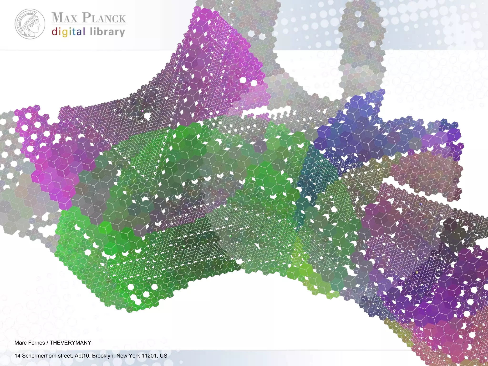 Marc Fornes / THEVERYMANY  14 Schermerhorn street, Apt10, Brooklyn, New York 11201, US 