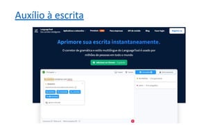 Auxílio à escrita
 