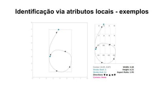 Identificação via atributos locais - exemplos
 