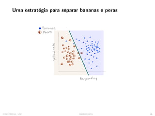 Uma estratégia para separar bananas e peras
SYNESTECH.AI / USP IA90@SIICUSP31 15
 