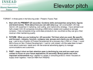 Elevator pitch