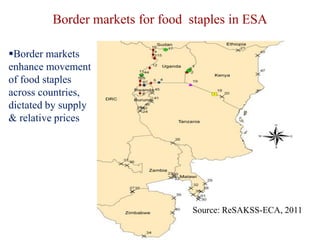 Exploiting opportunities in intra-regional trade in food staples in COMESA region