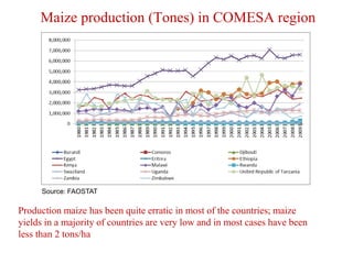 Exploiting opportunities in intra-regional trade in food staples in COMESA region