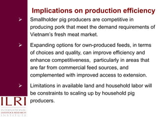 Smallholder competitiveness: Insights from pig production systems in Vietnam