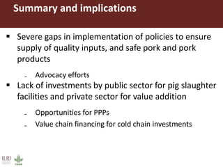 Governance structures in smallholder pig value chains in Uganda: Constraints and opportunities for upgrading