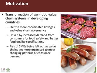 Governance structures in smallholder pig value chains in Uganda: Constraints and opportunities for upgrading