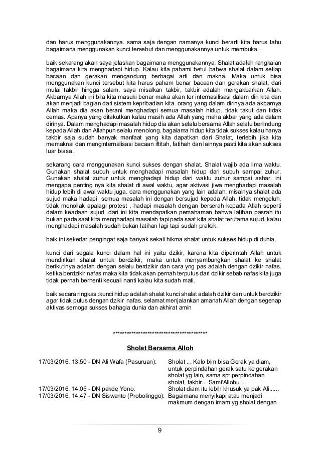 Diskusi Pejalan Dzikir Nafas On Wa